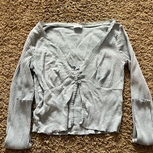 light blue gray shirt!